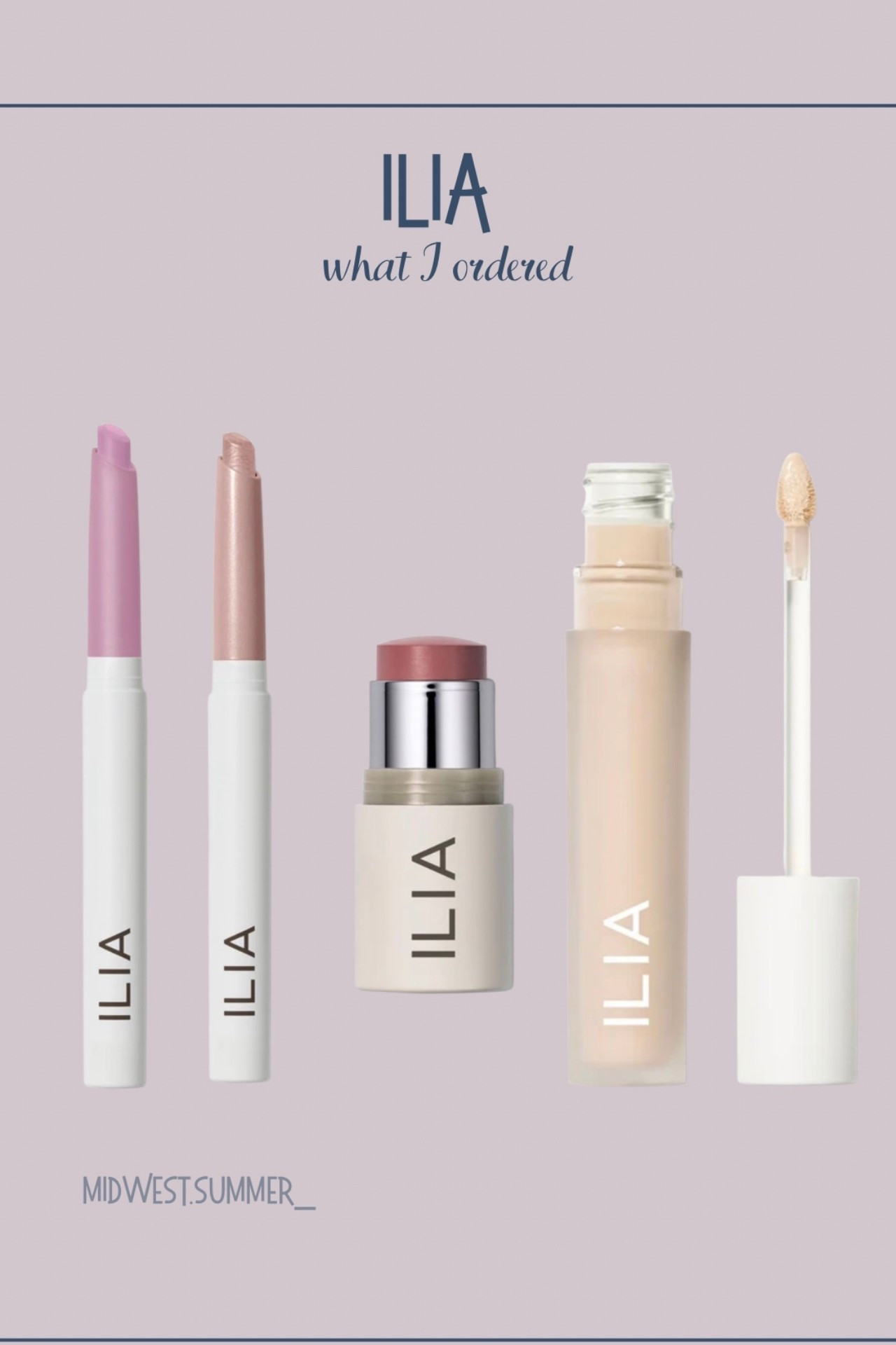 What I ordered from the Ilia sale!😍 Will share when in comes in☺️