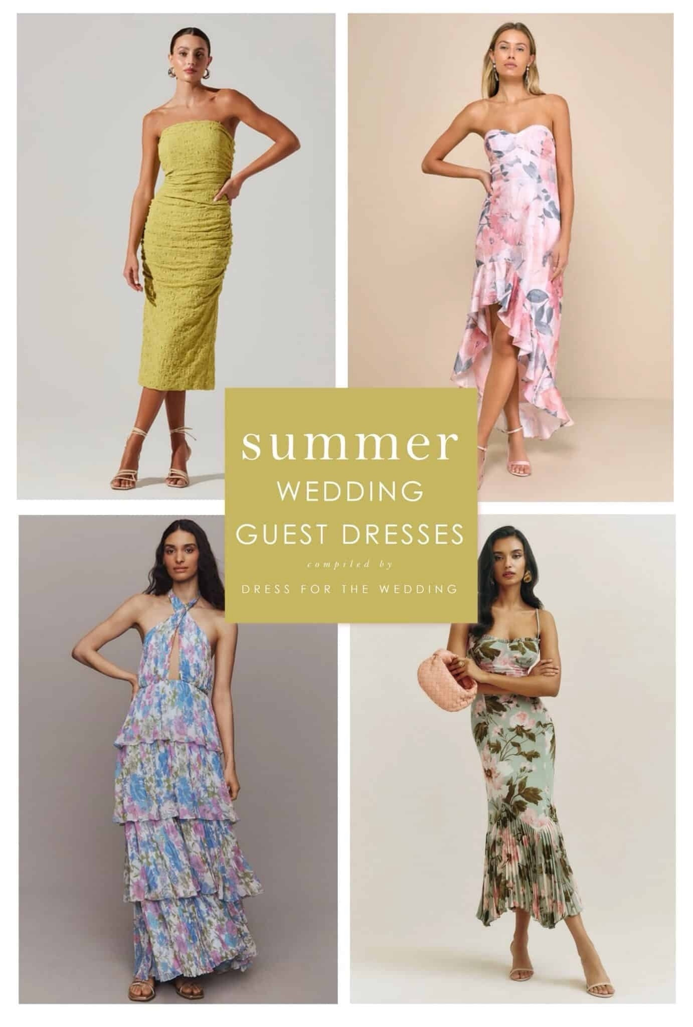 Summer wedding guest dresses for every summer wedding dress code! Midi dress, cocktail dress, maxi dress, floral dress, Lulus dresses, Anthropologie dress, Reformation dress, floral dress, yellow dress, pink dress, blue dress, classic dress, dresses for weddings, wedding guest outfit . See more on our website!  #ltkseasonal #ltkwedding #ltkplussize#LTKSummerSales #ltkwedding #ltkseasonal

#LTKSaleAlert #LTKSeasonal #LTKStyleTip