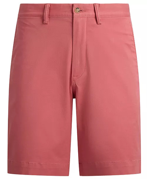 9" Stretch Classic-Fit Chino Shorts | Macy's