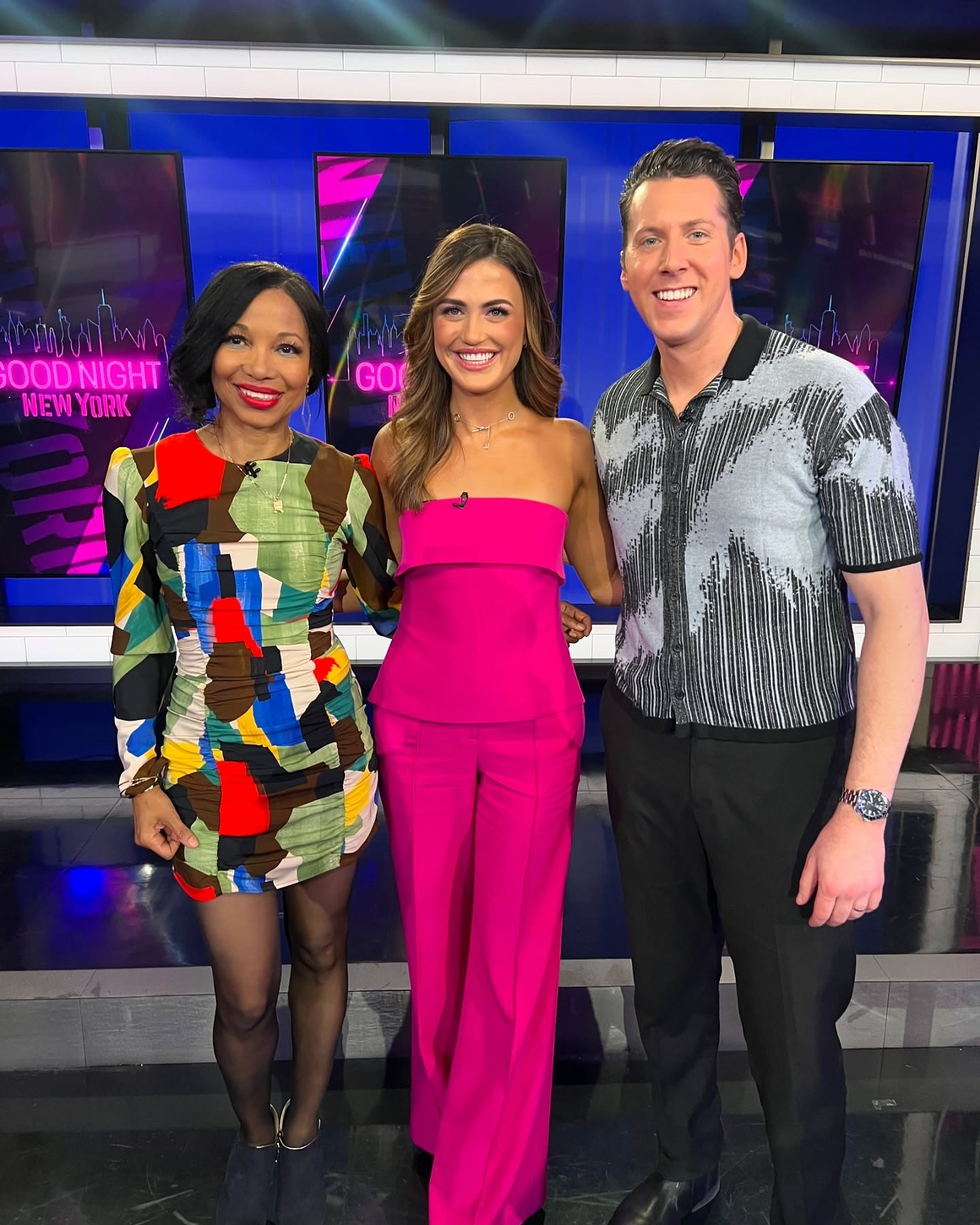 Feeling pretty in pink on Good Night NY 🩷 

I loved everything about this experience from my outfit matching the set, the positivity from everyone around me, having an important conversation about the real estate industry and meeting our reality QUEEN Parvati - girl you better work on Deal or No Deal Island ‼️-
@pshallow just released her powerful memoir titled “Nice Girls Don’t Win” 

@milly outfit matched the @jonesroadbeauty lippie ✨ I’m linking it all to my LTK - comment SHOP if you want the details. My necklace is from @aethera I’ll tag the diamond option and the less expensive alternative without diamonds. 💎