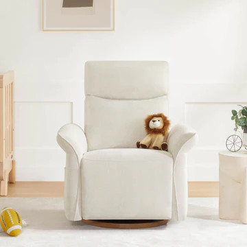 Vinca Power Swivel Glider Recliner with Lumbar & Headrest | Chita