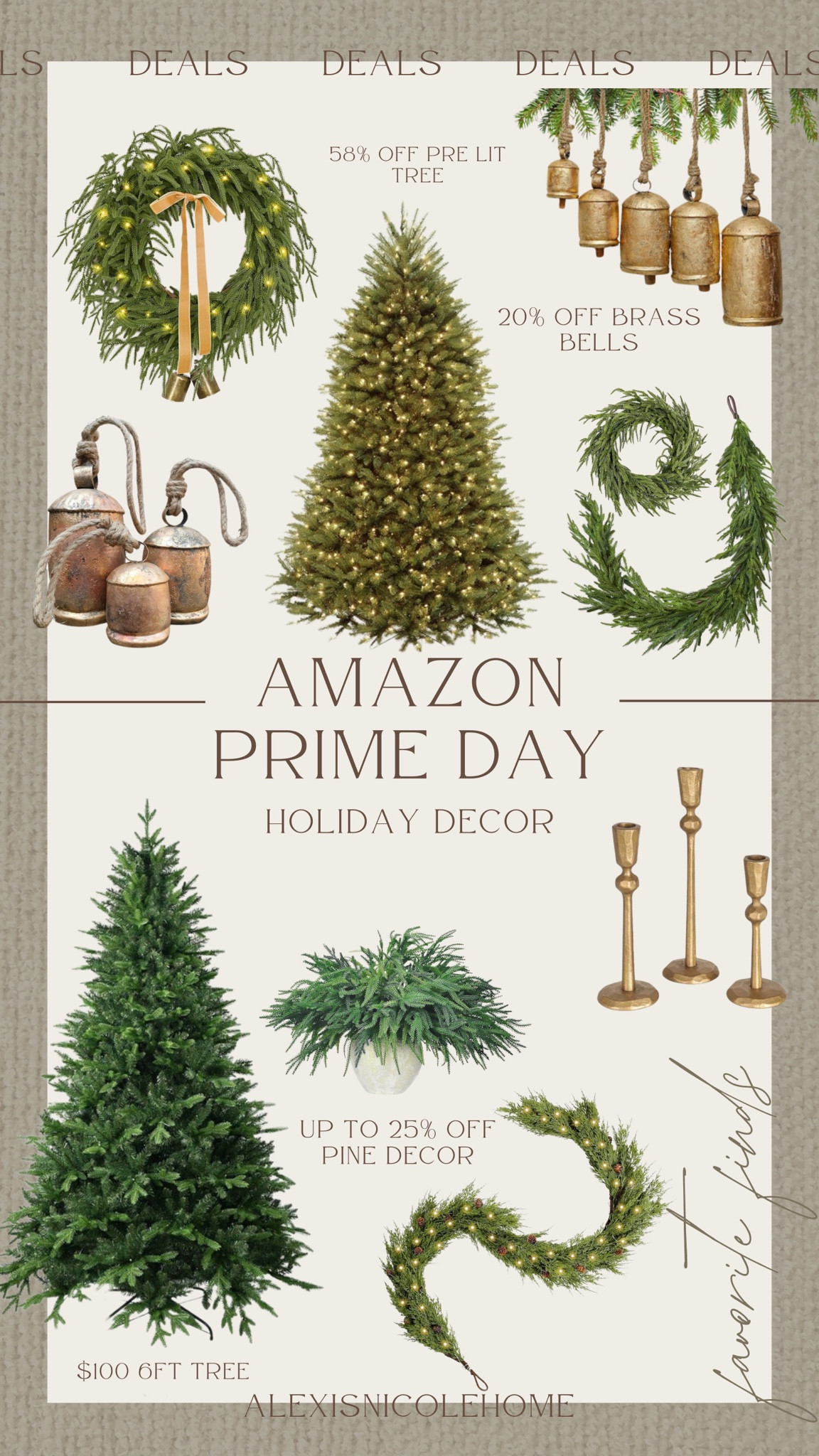 Norfolk pine & Christmas sales happening during Amazon prime deal days! 

#LTKHome #LTKHoliday #LTKxPrimeDay