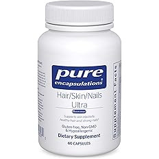 Pure Encapsulations Hair/Skin/Nails Ultra Advanced Beauty Supplement - Biotin & Collagen Suppleme... | Amazon (US)