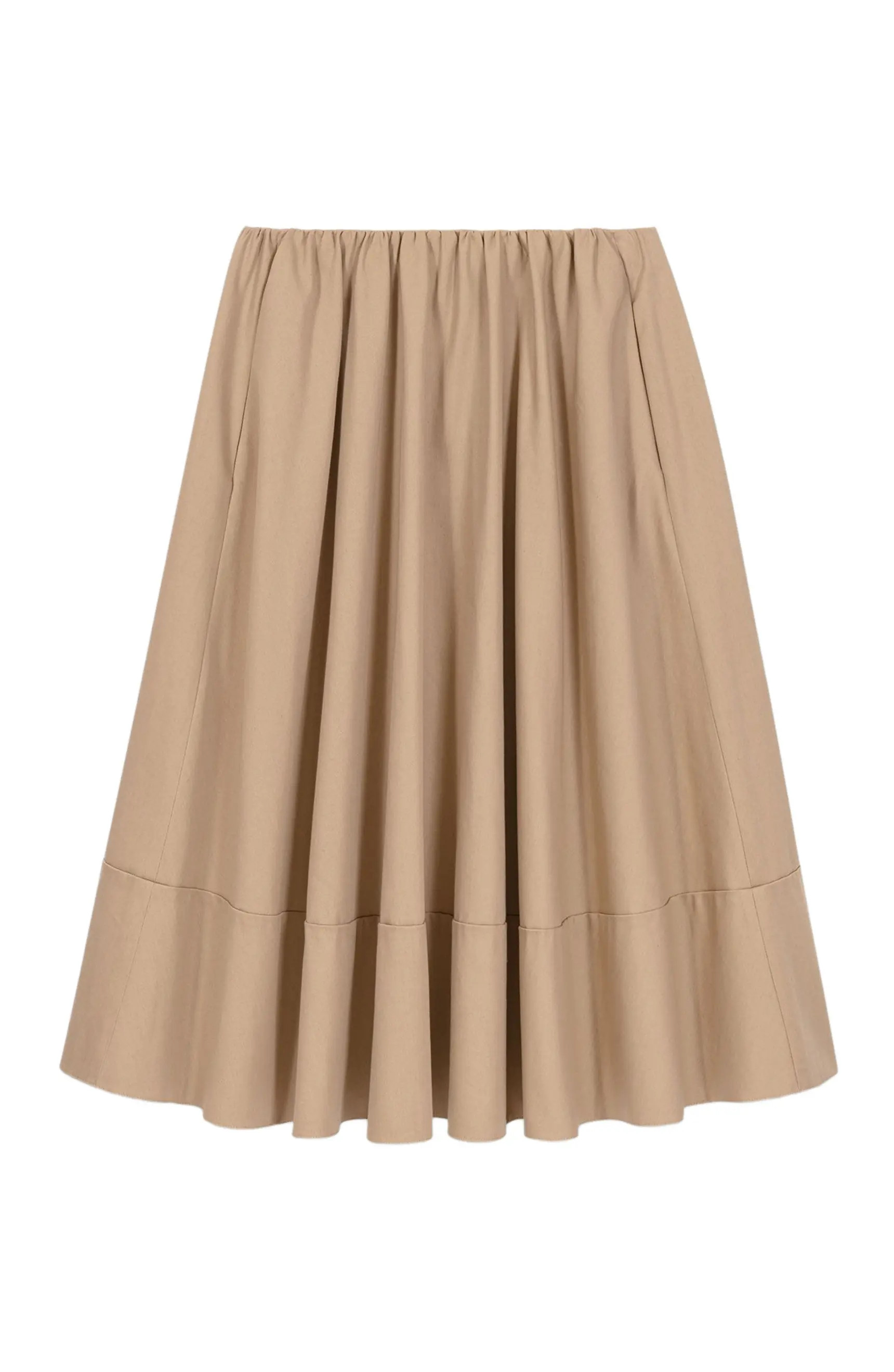 Mid-length cotton skirt | Nordstrom