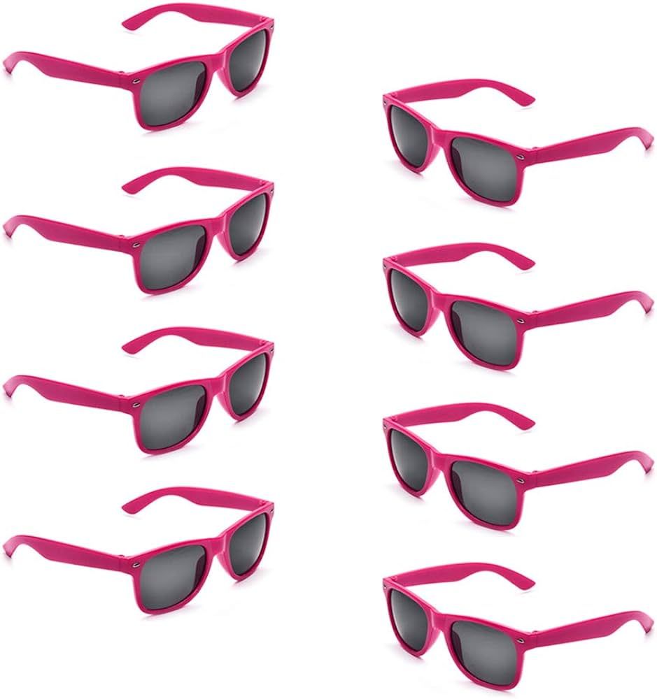 8 Pack Kids Neon Colors Party Favor Supplies Unisex Sunglasses, 8 Pack Kids Neon Colors Party Fav... | Amazon (US)