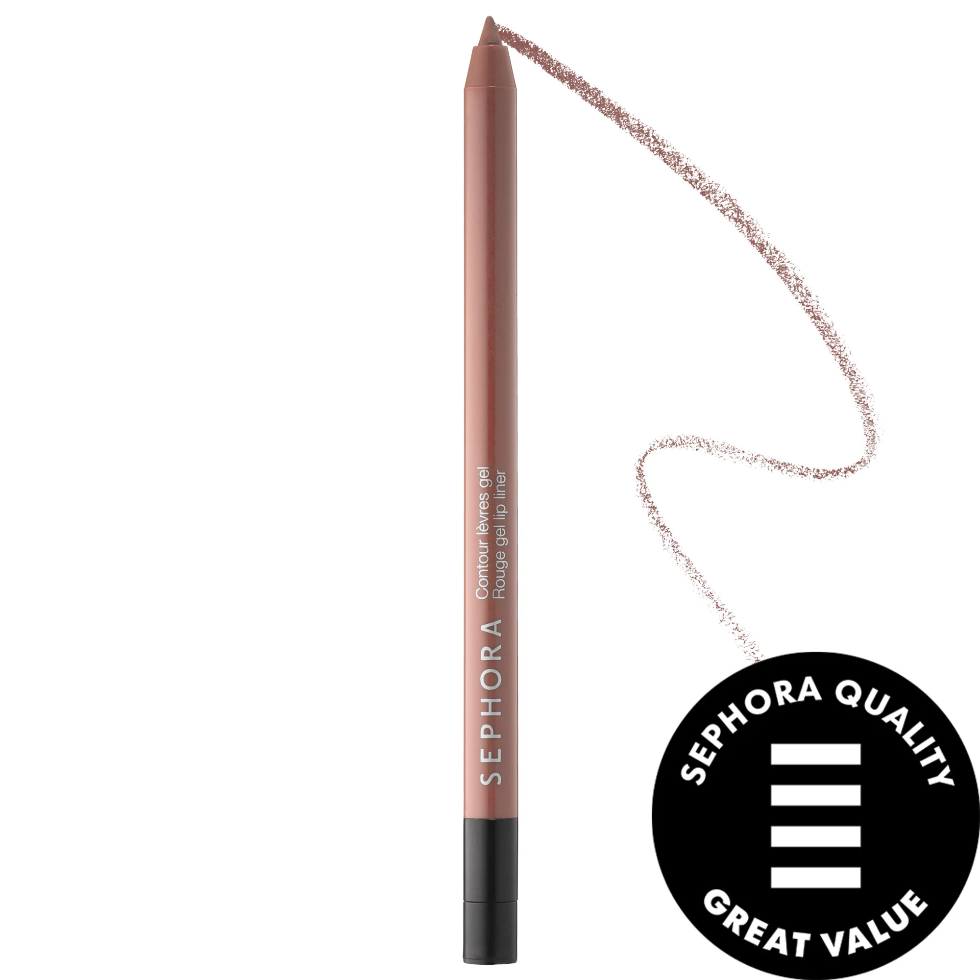SEPHORA COLLECTION Retractable Rouge Gel Lip Liner 02 nothin' but nude 0.0176 oz/ 0.5 g | Sephora (US)
