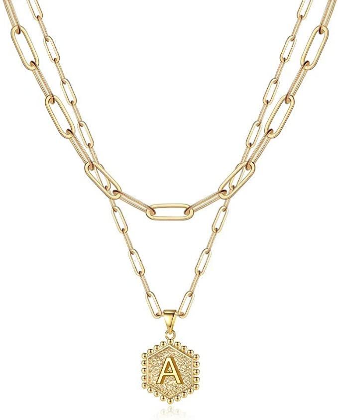 M MOOHAM Women's 14KHGE Necklace | Amazon (US)