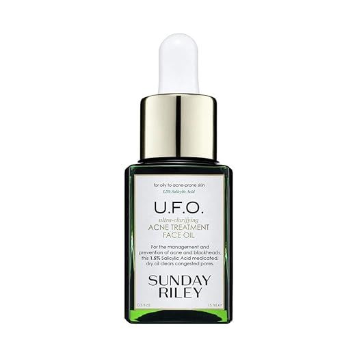 Sunday Riley U.F.O. Ultra-Clarifying Salicylic Acid and Tea Tree Acne Treatment Face Oil | Amazon (US)