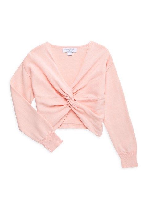 Little Girl's Plié Twist Sweater Reversible Twisted Sweater | Saks Fifth Avenue