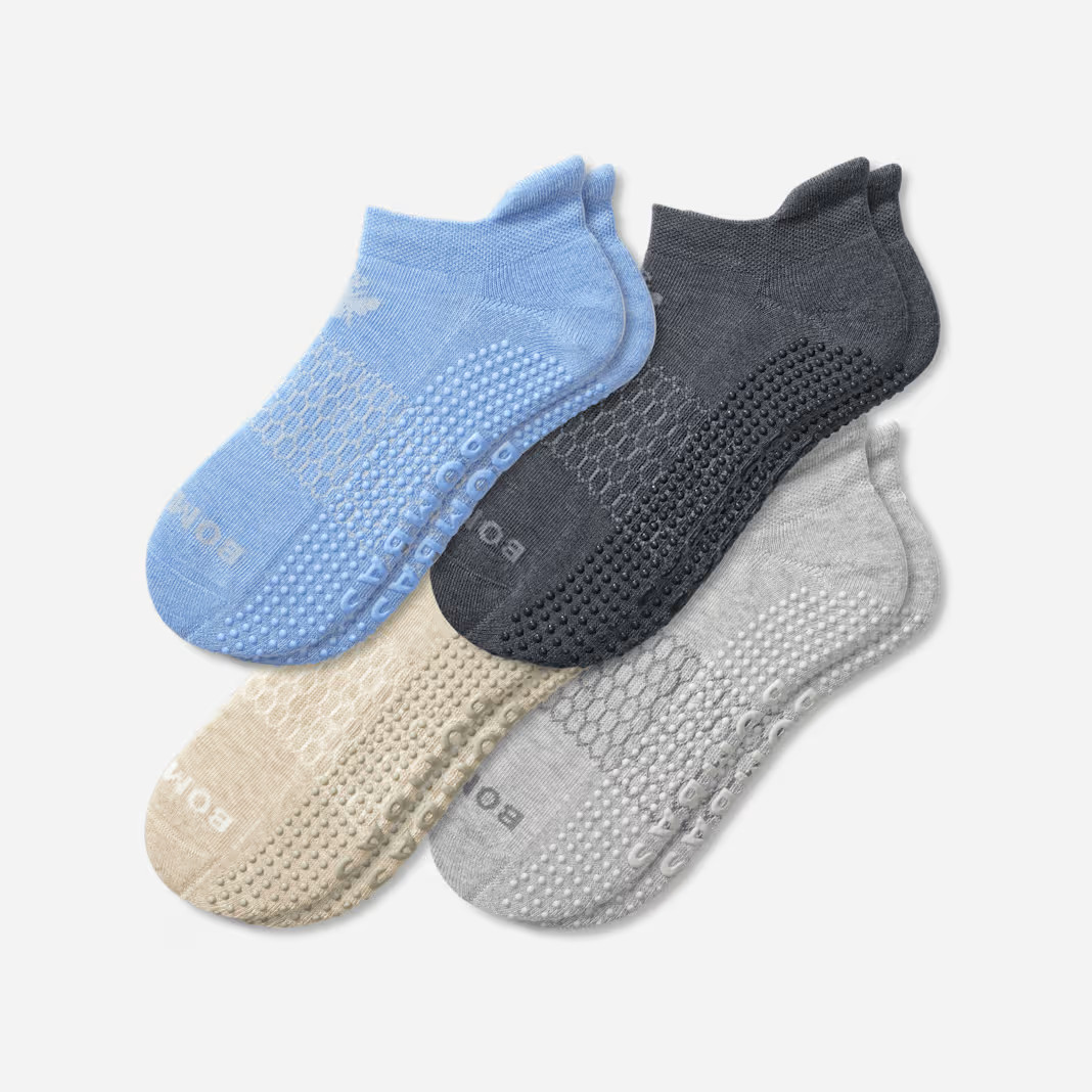 Women's Gripper Ankle Sock 4-Pack | Bombas