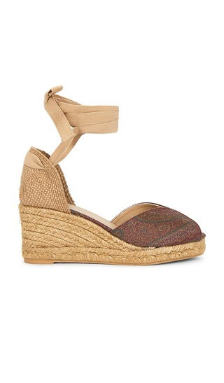 Castaner X Etro Bilina Espadrille in Brown. - size 37 | Revolve Clothing (Global)