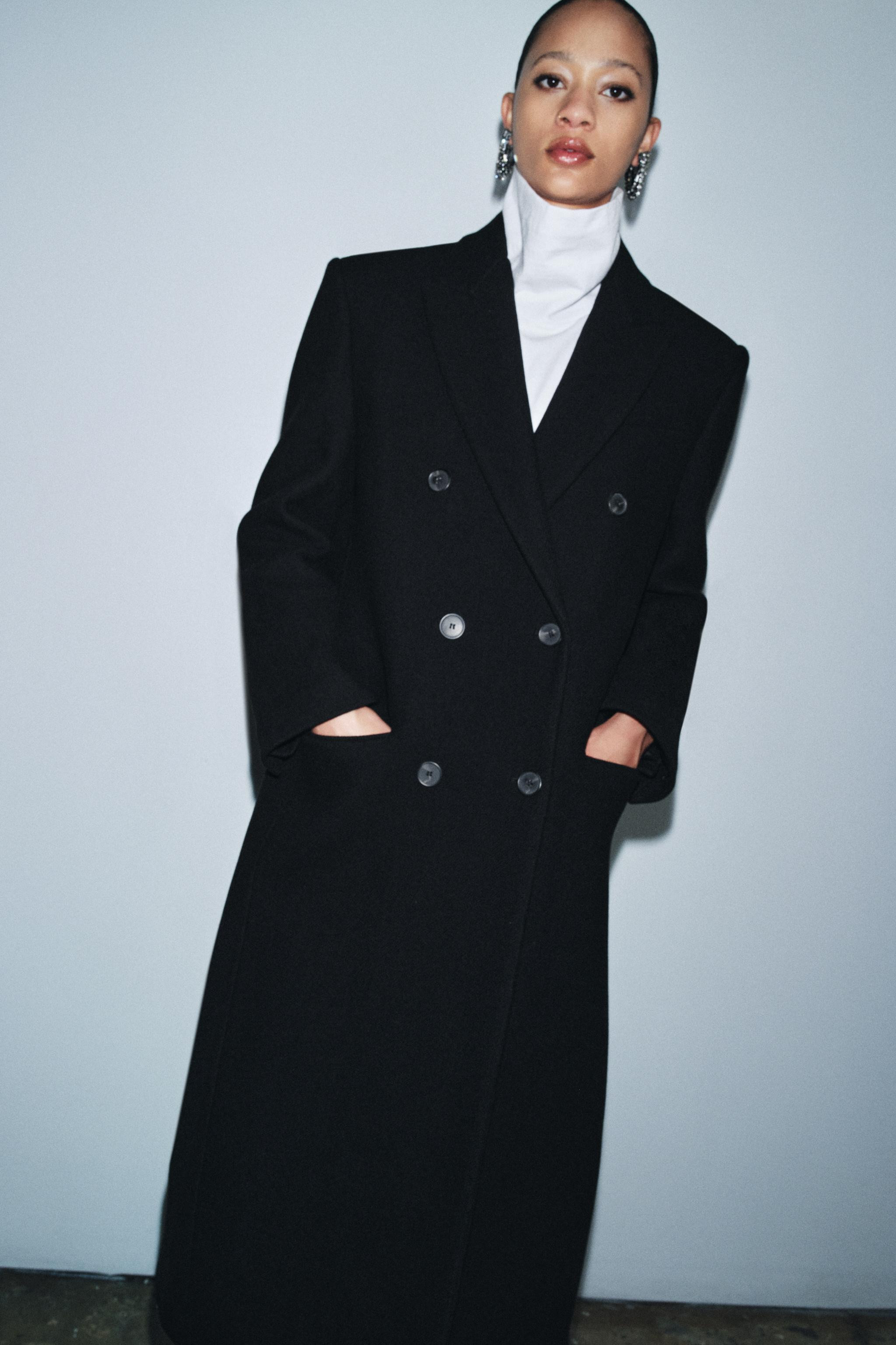 ZW COLLECTION LIMITED EDITION WOOL BLEND COAT | Zara UK