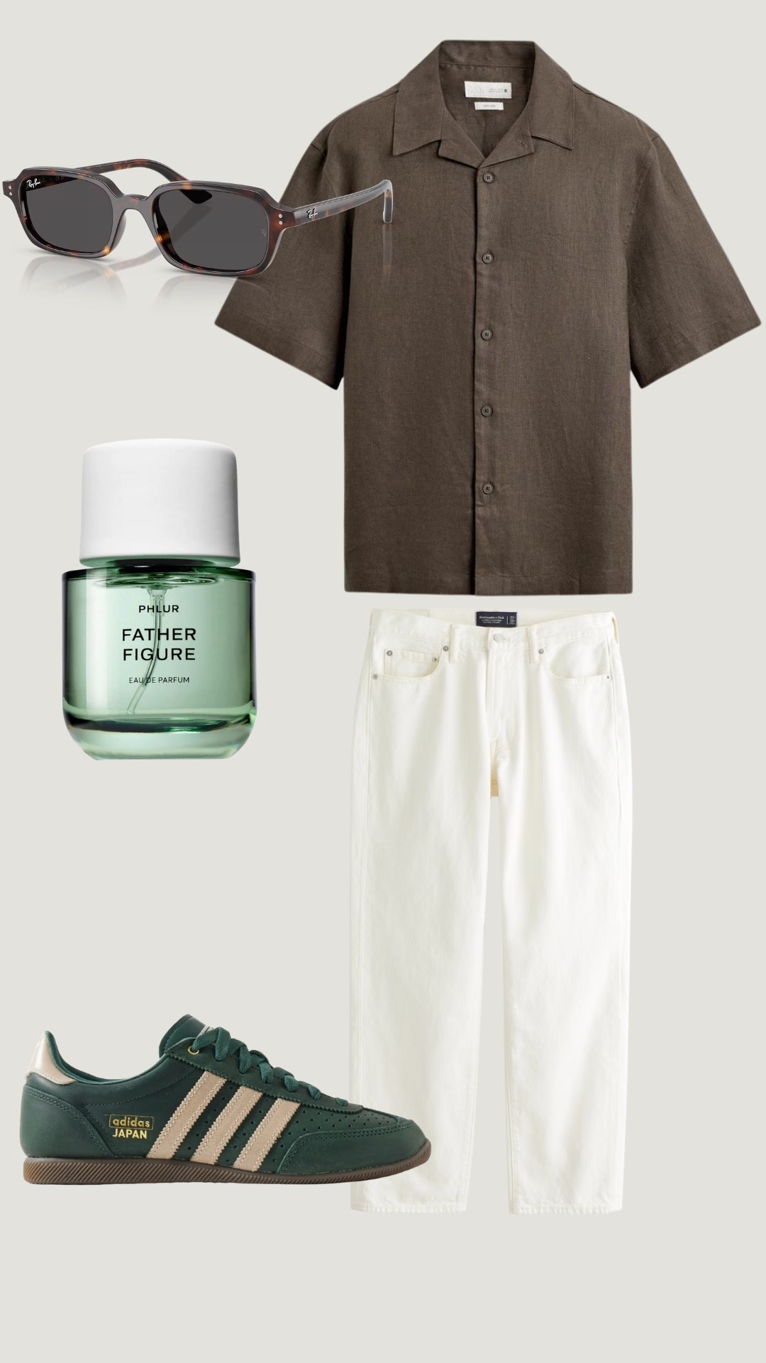 Spring uniform locked in. Olive linen + white denim + green Adidas Japan — this one practically styled itself. Phlur Father Figure is the scent for this whole vibe. All linked 🌿
Instagram Hashtags:
#mensfashion #summeroutfit #linenmenswear #campcollarshirt #adidasjapan #adidasoriginals #whitejeans #menssummer #summerootd #phlurfragrance #raybans #casualmenswear #guystyle #menstyleblogger #ltkseasonal


#LTKMens #LTKFestival #LTKdayinmylife