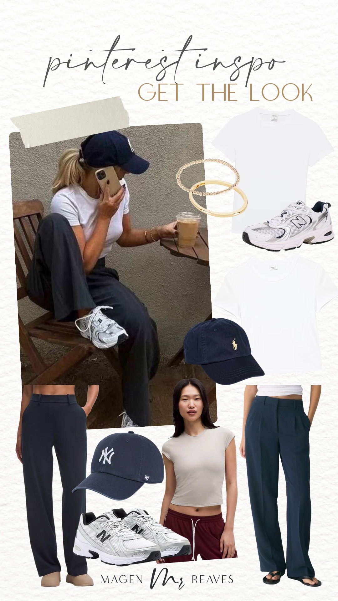 Pinterest outfit!

Get the look, Pinterest style, navy pants, Athleisure, cropped white tee, spring style

#LTKSeasonal #LTKootd
