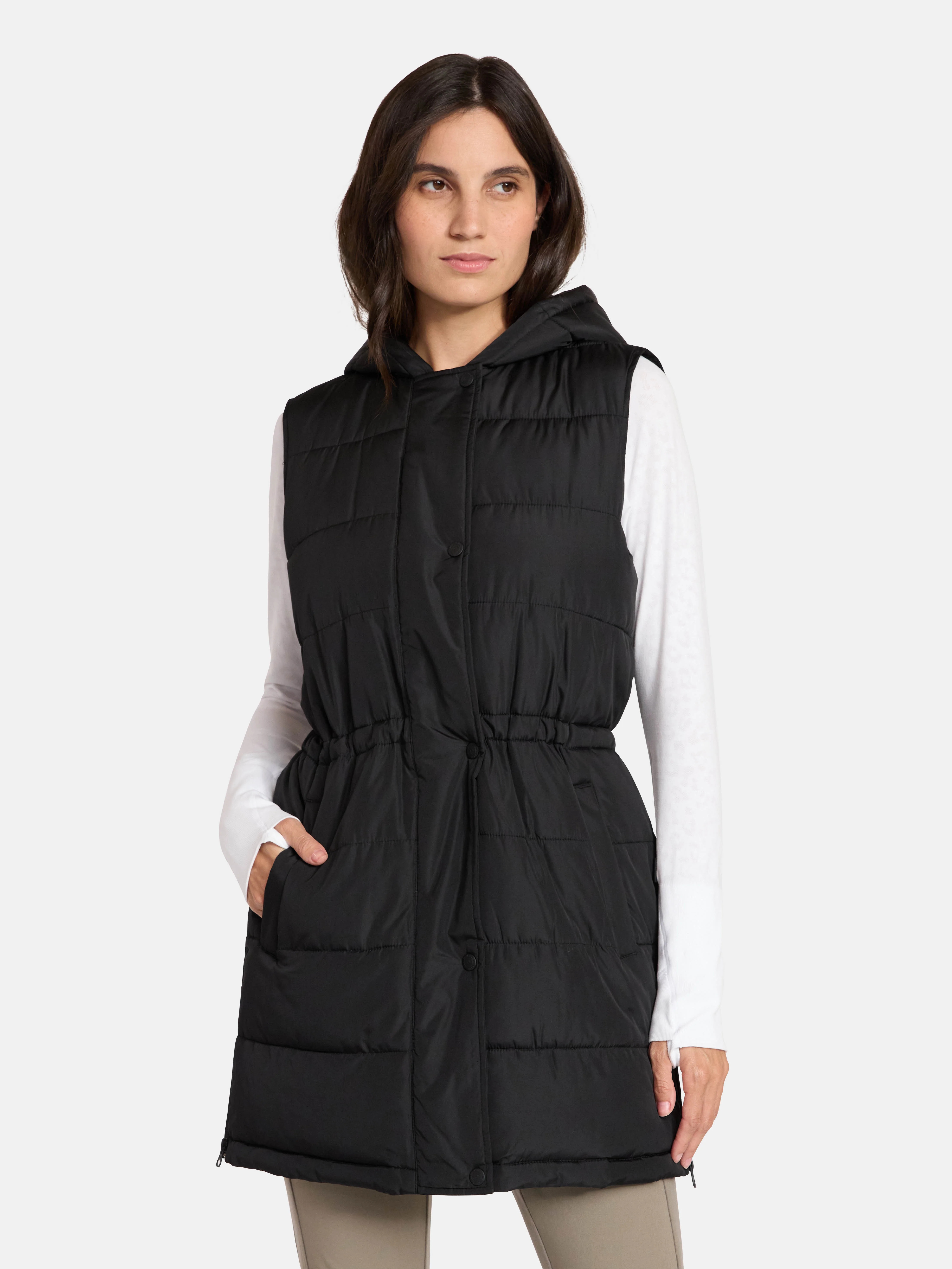 Ozark Trail Women's and Women's Plus Hooded Tunic Vest, Size XS-3X | Walmart (US)