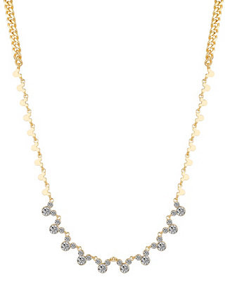 Crystal Multi Color Station Mickey Mouse Necklace | Macy's