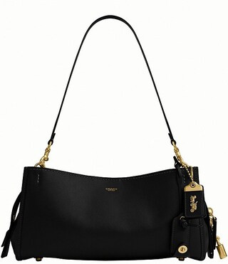 COACH Soft Grain Rogue Leather Shoulder Bag 34 | Dillard's | Dillard's