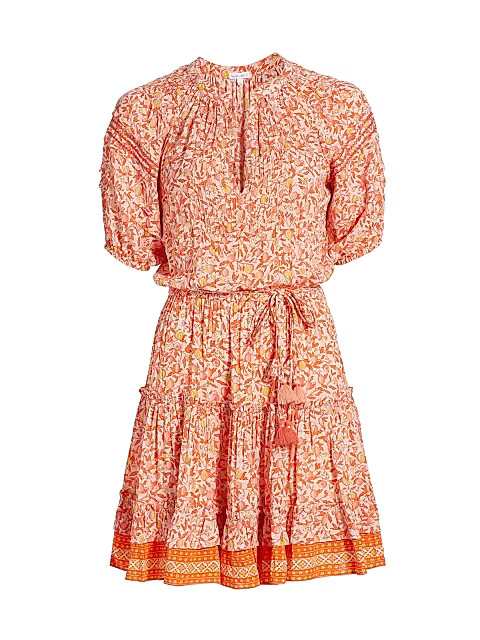 Bona Lemon-Print Mini Dress | Saks Fifth Avenue