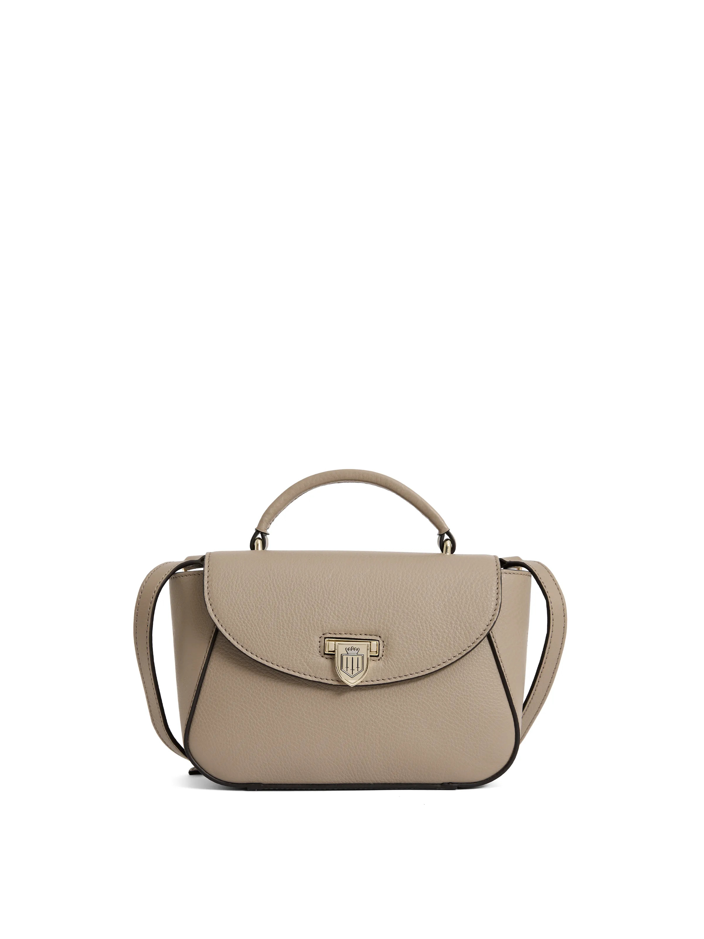 Mini Blenheim - Women's Handbag - Stone Leather | Fairfax & Favor | Fairfax & Favor (UK)