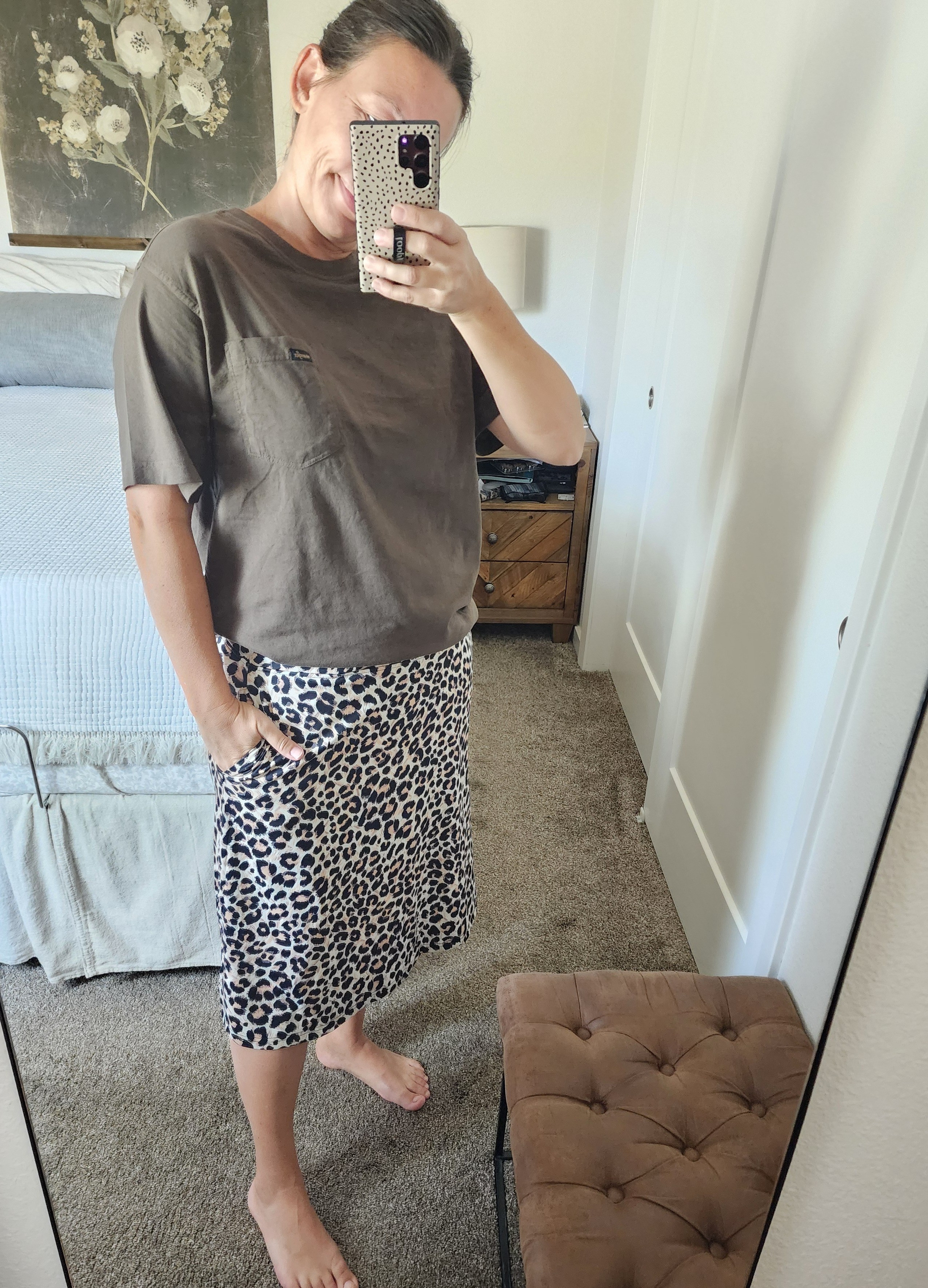 New athleisure skirt in leopard print! Loving it! Super soft, with built in mesh shorts.Amazon fashion athletic skirt skirts snoga wear active Lululemon modest workout fashion casual drop off cheetah swim travel 

#LTKFindsUnder50 #LTKSwim #LTKActive