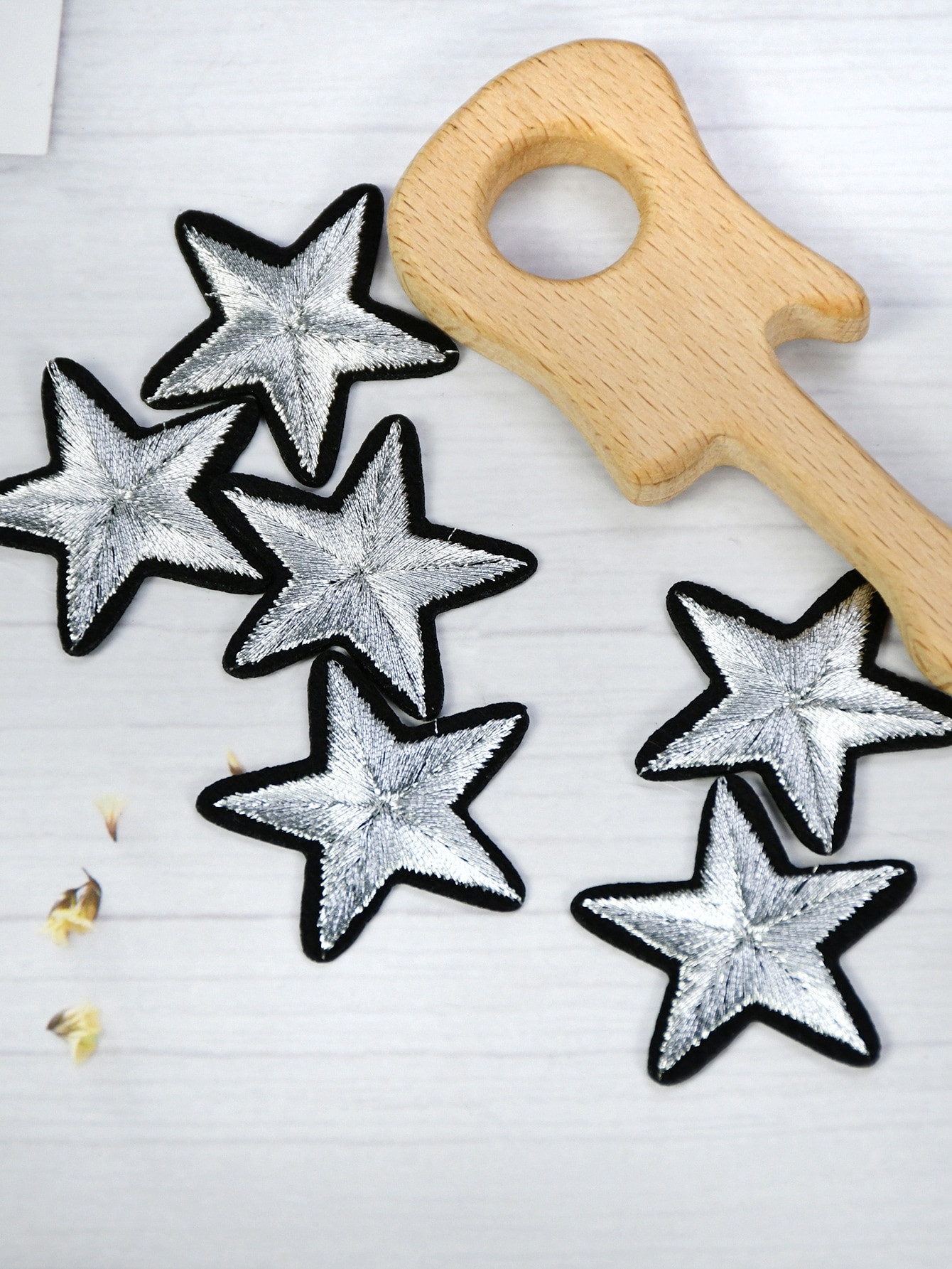 10 stks/set Star Design naai-patch, polyester opstrijkbare patch voor doe-het-zelf naaien | SHEIN