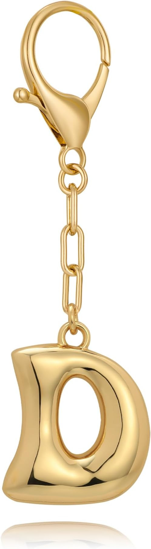 LILIE&WHITE Gold Bubble Initial Keychain For Women Handbag Charms Fashion Alphabet Keychain Acces... | Amazon (US)