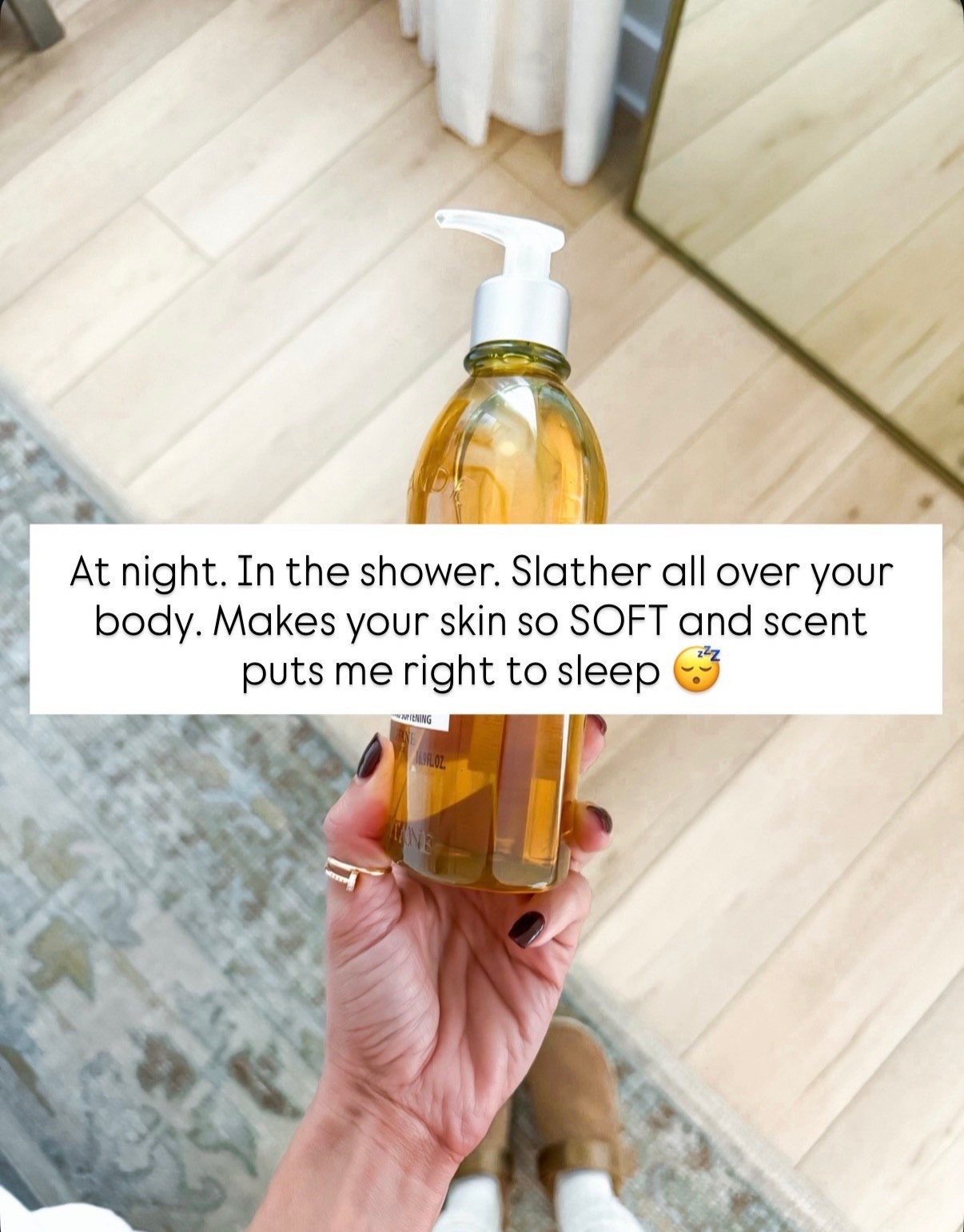 What I’m bringing to my favorite things party! In the shower - slather all over your body - turns from an oil to a cream in the most relaxing scent!


#LTKmorningroutine #LTKselfcare #LTKBeauty