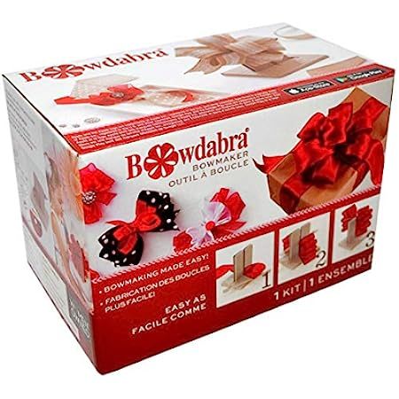 Bowdabra Designer Bow Maker Kit, Large Bundle with 100yd Gold Bow Wire for Creating Gift Bows, Swags | Amazon (US)