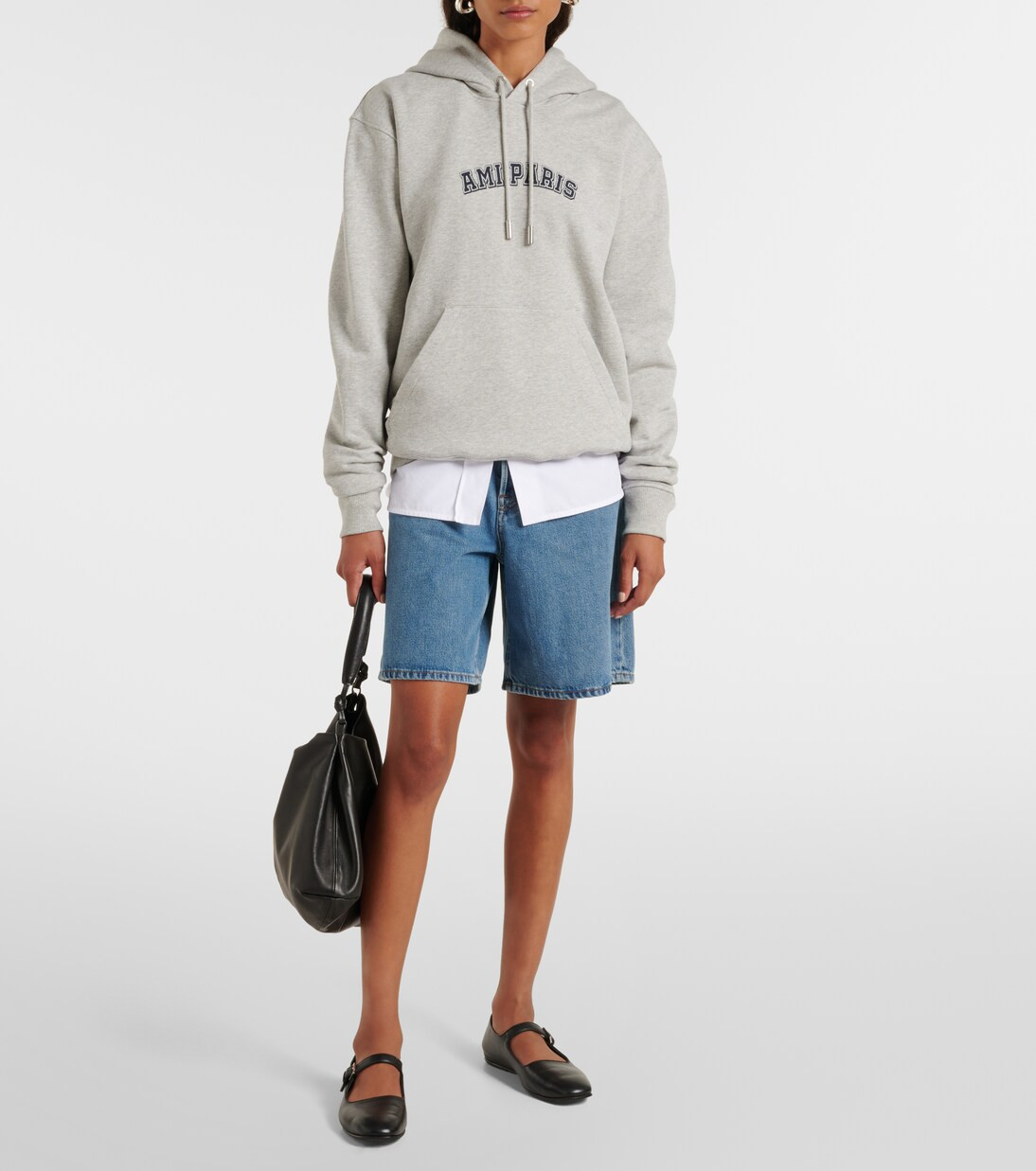 Logo cotton jersey hoodie | Mytheresa (INTL)