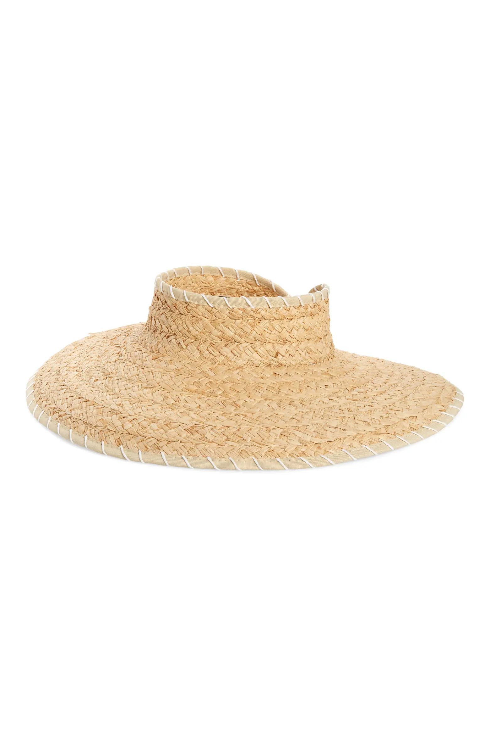Del Mar Packable Straw Visor (Women) | Nordstrom | Nordstrom