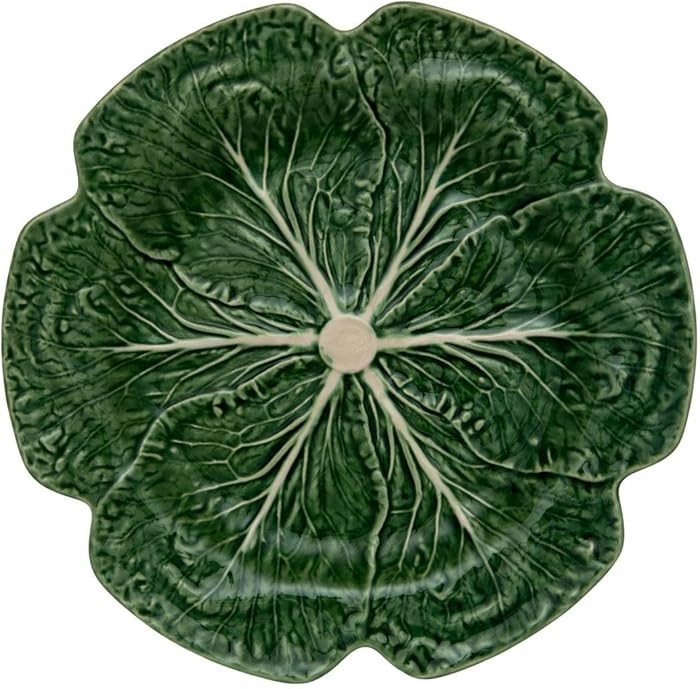 Bordallo Pinheiro Cabbage Green Charger Plate, Set of 2 | Amazon (US)