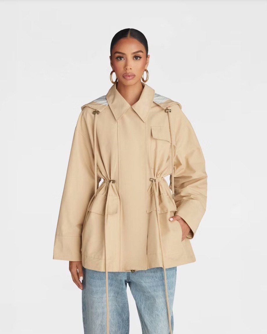 Target new Spring collection 🔥🔥🔥
KBB by KAHLANA Women's 'The Cinched Anorak Jacket