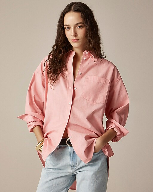 Étienne oversized shirt in lightweight oxford | J. Crew US