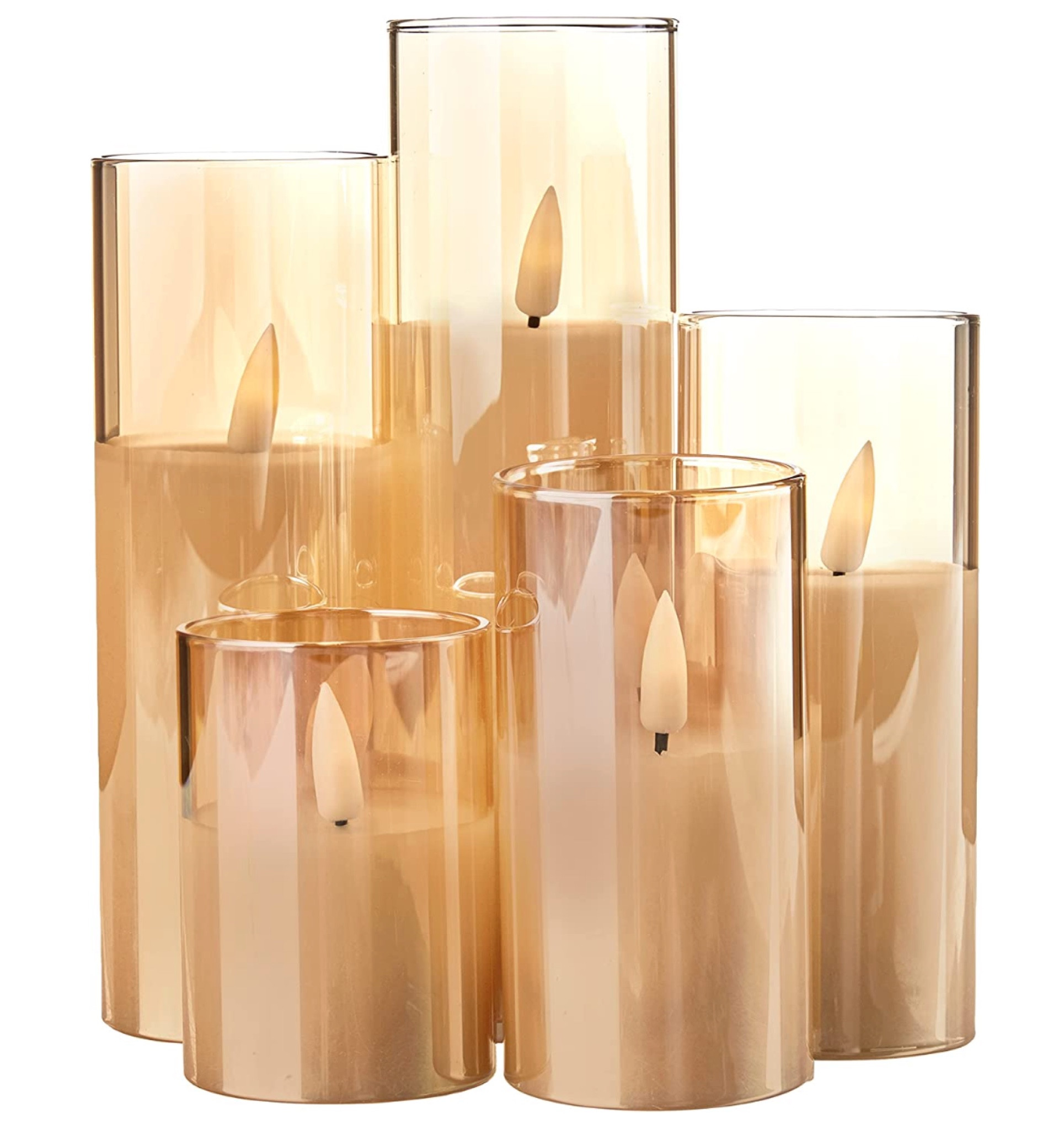 Slim gold glass flameless candles, led candle, Christmas decor, holiday decor, flickering candle, home decor

#LTKHoliday #LTKSeasonal #LTKhome