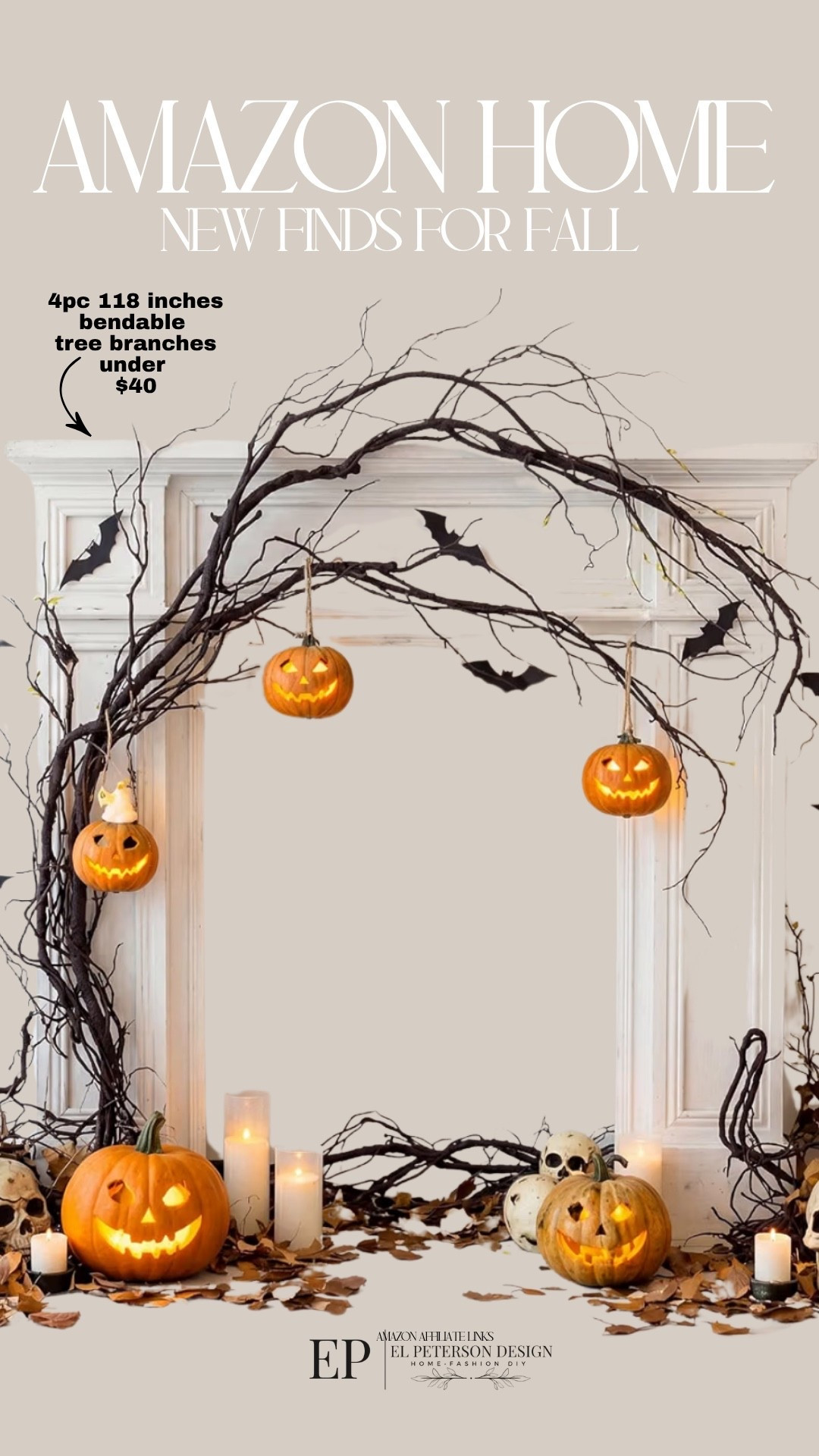 Amazon 
New Fall Finds
Bendable branches