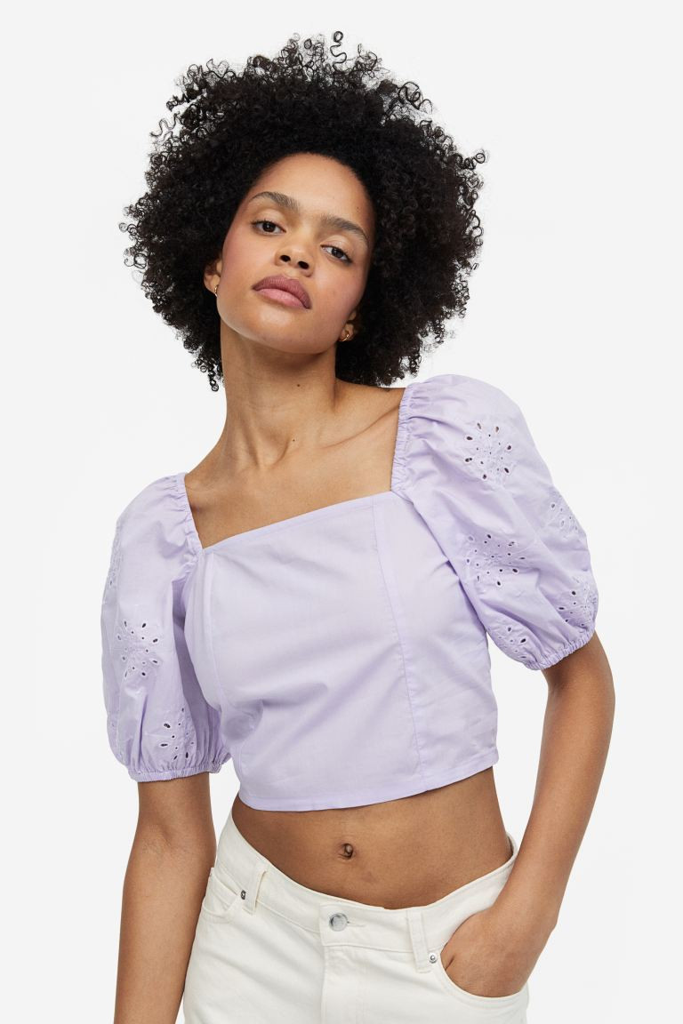 Puff-sleeved Blouse | H&M (US + CA)