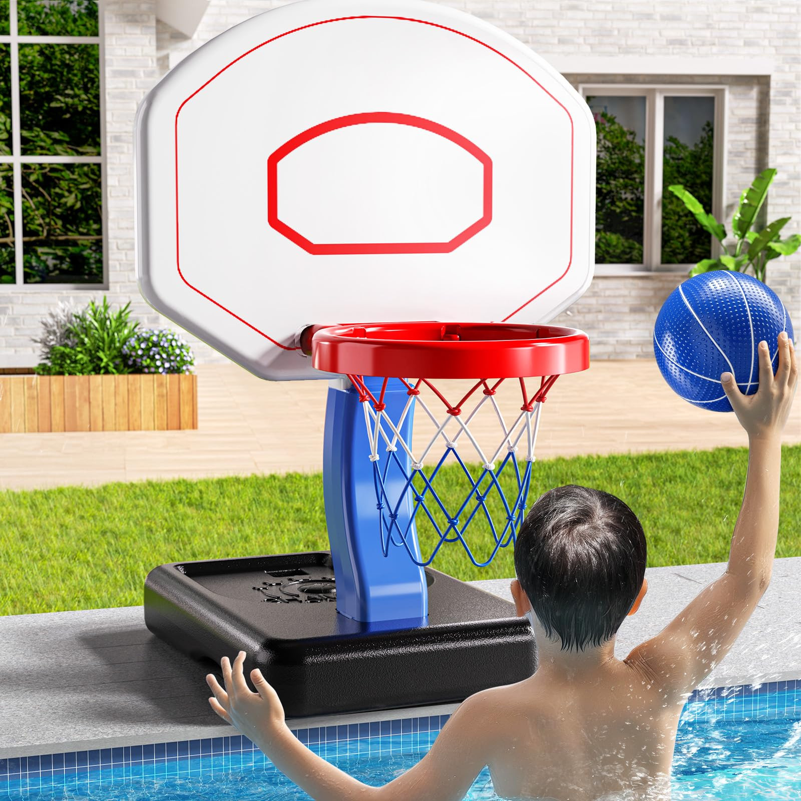 Kids Basketball Hoop for Boys Age 3 4 5 6, Adjustable Toddler Basketball Goal with 4 Balls for In... | Amazon (US)