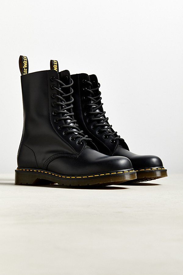 Dr. Martens 1490 10-Eye Boot - Black 8 at Urban Outfitters | Urban Outfitters (US and RoW)