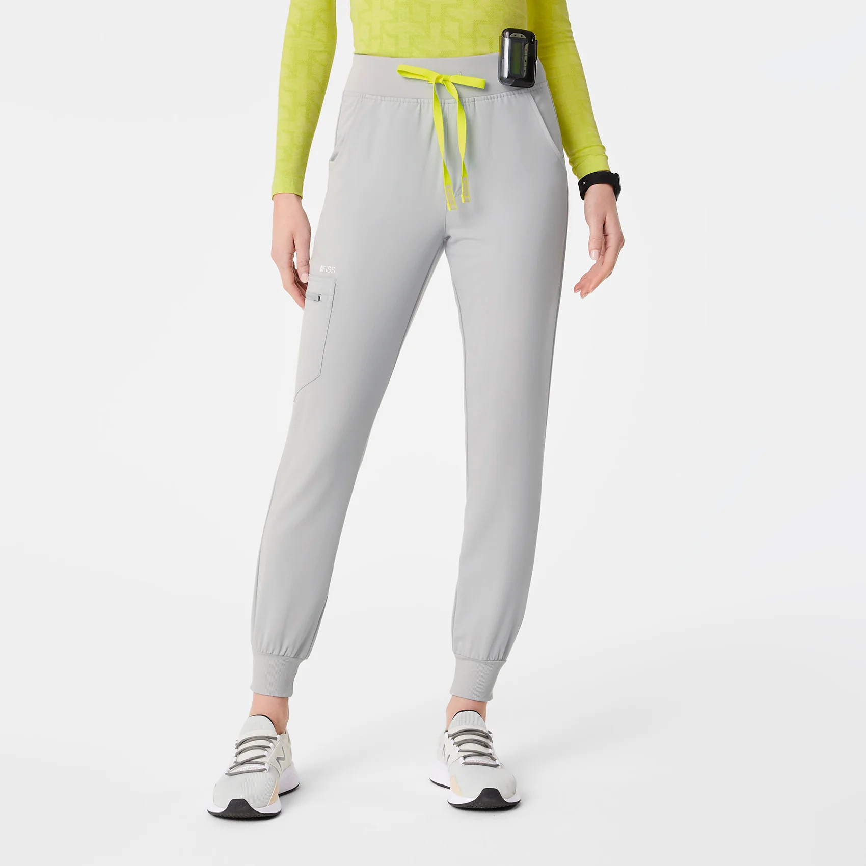 Women’s High Waisted Zamora Jogger Scrub Pants™ - Silver Arrows · FIGS | FIGS