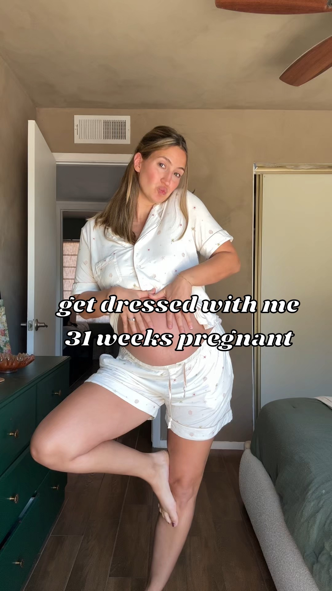 bump is getting BIG! this outfit is comfy and cute for everyday! Love these shorts bc they have elastic in the back - makes them super versatile and comfortable! 

#LTKBump #LTKStyleTip #LTKFindsUnder50