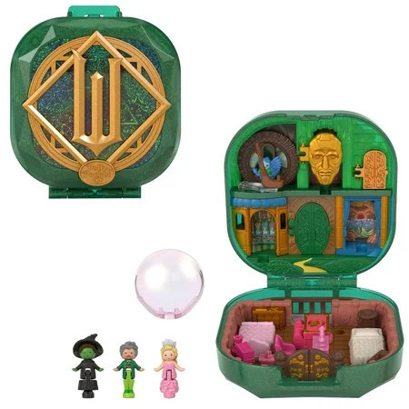 Polly Pocket Micro Dolls and Playset, Collector Wicked Compact with Hat and Bubble Accessories | Walmart (US)