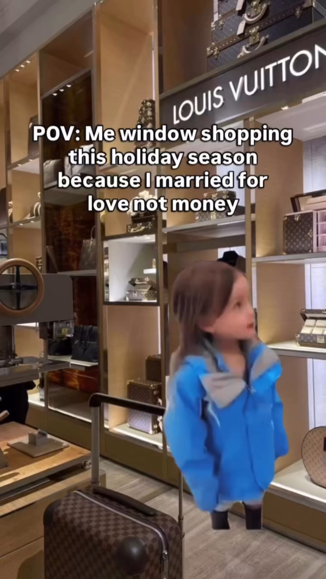 And I will always stand by this choice, and he can say the same about me 😂

But this is a reminder with the holidays coming up comparisons is the thief of joy and something you won’t see on my page is us being showered in expensive gifts. ❤️

Even though I tend to have a taste for the finer things in life, it’s all going towards our kids right now. At the end of the day it’s just stuff ❤️

But if you were able to splurge just once, what would be on your wish list? I’d 💀 for a Chanel bag and my hubby would pick a giant vacation

#momlife #momreels #momhumor #marriagehumor #funnycouple #momanddad #parentinghumor