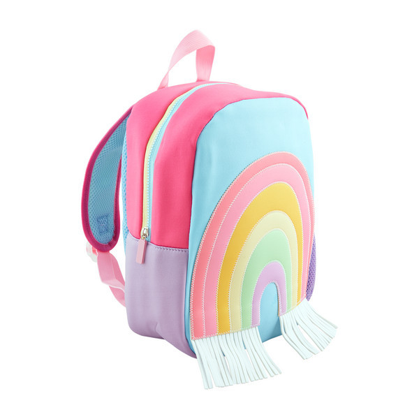 Mud Pie Kids Rainbow Neoprene Backpack in Blue | Ext:/Eva/P | Mud Pie