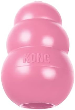 KONG - Puppy Toy Natural Teething Rubber - Fun to Chew, Chase and Fetch - for Medium Puppies - Pi... | Amazon (US)
