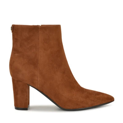 Lorela 9X9 Block Heel Leather Booties | Nine West (US)