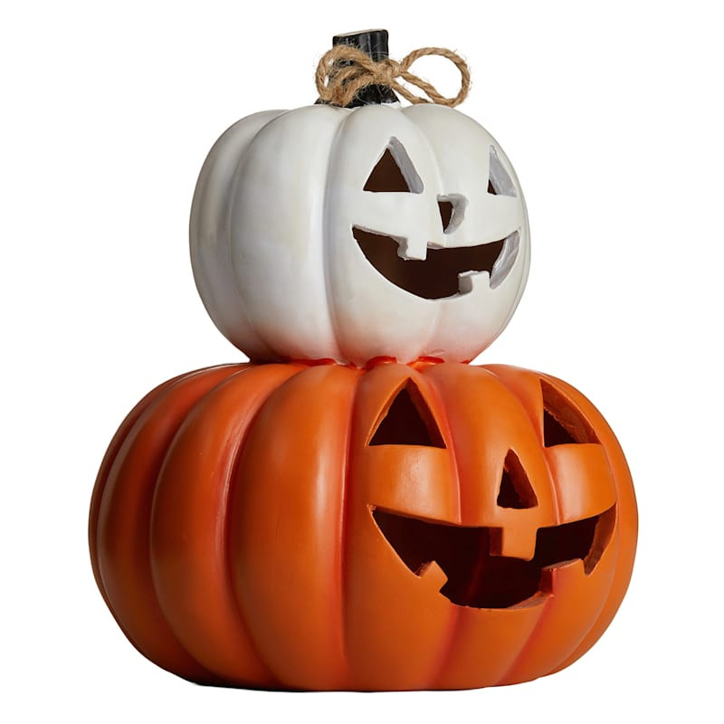 LED Pumpkin Stack, 10.25" | At Home