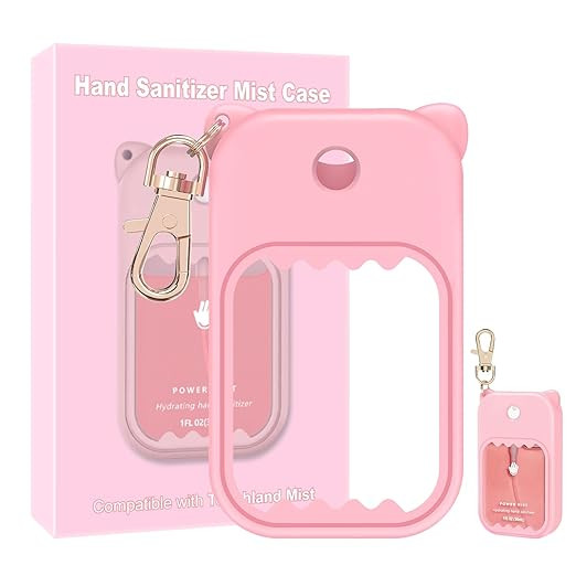 Hand Sanitizer Spray Case for Touchland Silicone Touchland Case Keychain Cute Hand Sanitizer Spra... | Amazon (US)