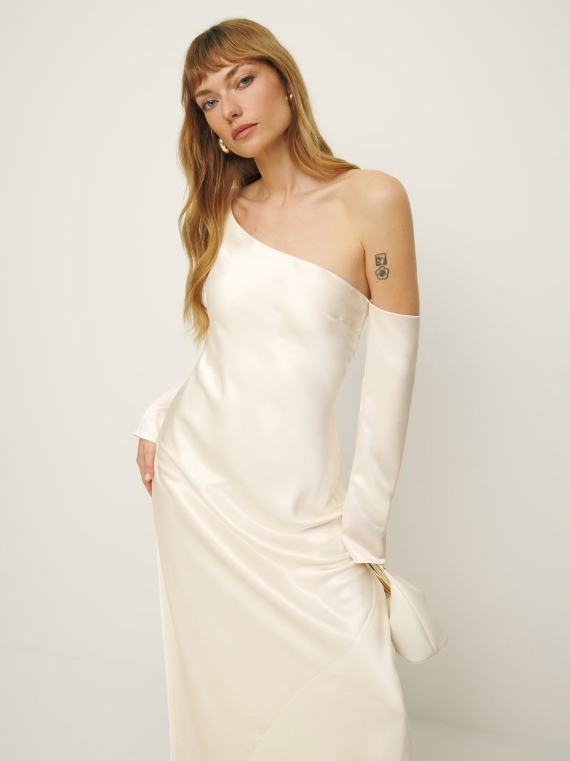 Agustina Satin Dress | Reformation (Global)