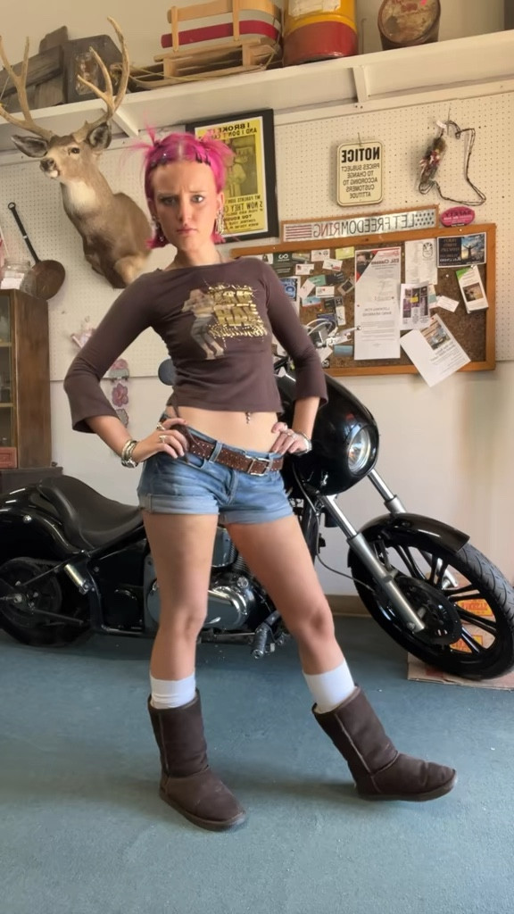 top is thrifted hannah montana official brand, belt is thrifted 

#LTKActive #LTKWorkwear #LTKSummerEdit