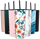 Simple Modern Classic Insulated Tumbler with Straw and Flip Lid Stainless Steel Water Bottle Iced Co | Amazon (US)